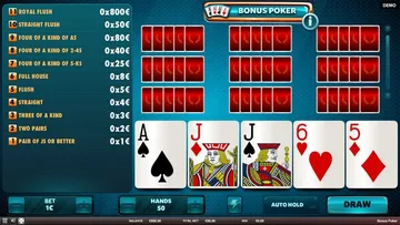 Online video poker game
