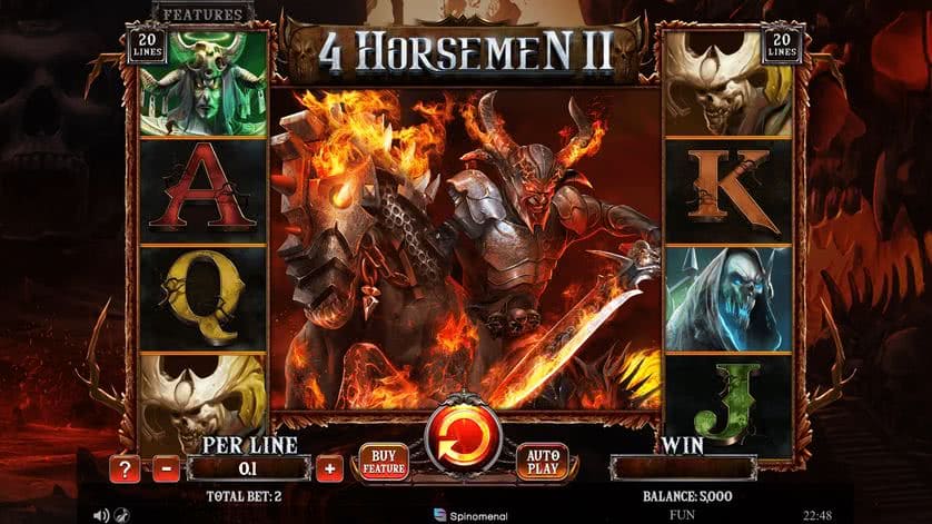 4 Horsemen II Caça-Níqueis