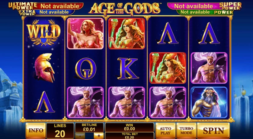 Age of the Gods Slot Machine
