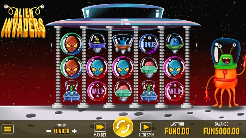 Alien Invaders Slot Machine