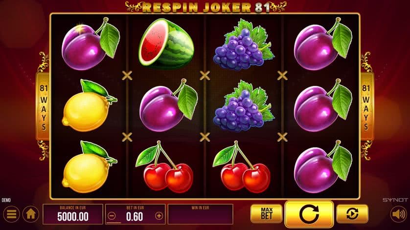 Respin Joker 81 Slot Machine