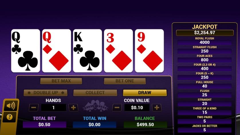 Multi-Hand Double Bonus Poker online