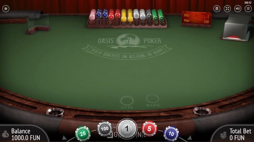 Oasis Poker online