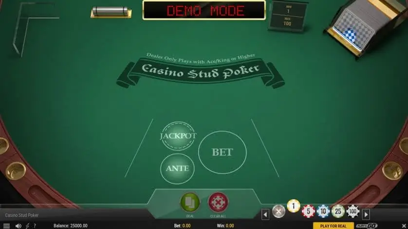 Cassino Stud Pôquer online