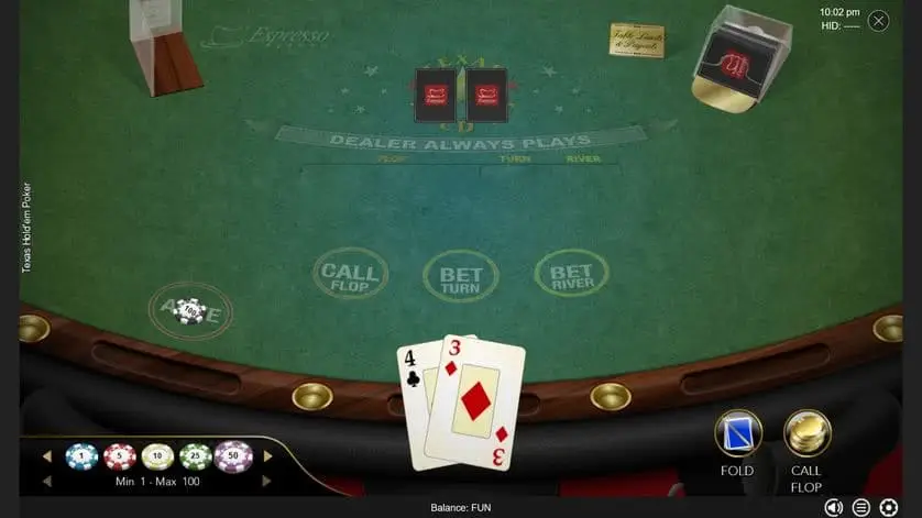 Texas Hold'em Pôquer online